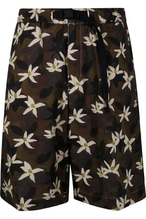 White Sand Shorts mit Print