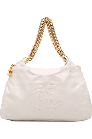 CHANEL 2008-2009 Rodeo Drive Hobo Tote Bag aus Kalbsleder