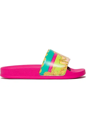 VERSACE Pantoletten mit Barock-Print