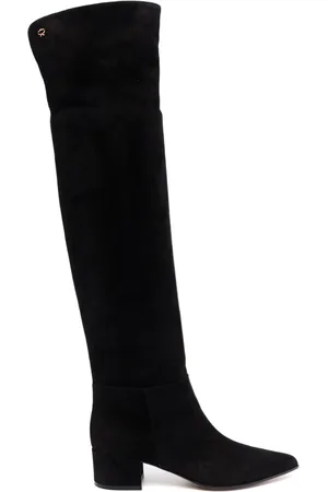 Gianvito Rossi Kniehohe Wildlederstiefel