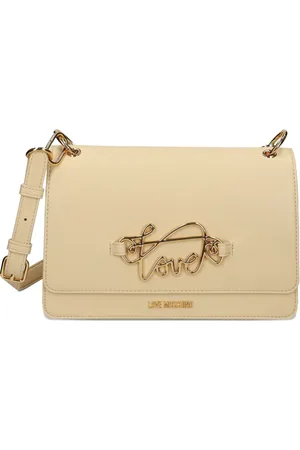 Moschino Schultertasche mit Logo-Schild