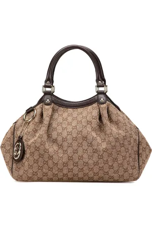 Gucci 2000-2015 mittelgroße Sukey Tote Bag aus GG-Canvas