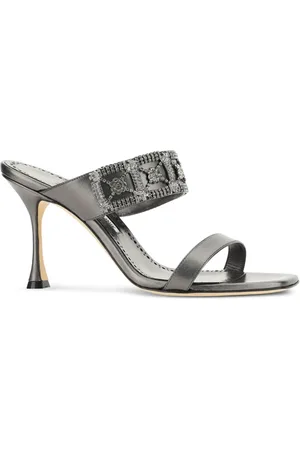 Manolo Blahnik Larapa Mules 90mm