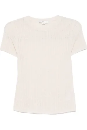 Vince T-Shirt aus Waffelstrick
