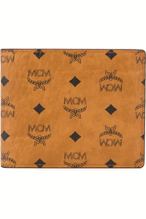 MCM Kleines Portemonnaie mit Monogramm-Print