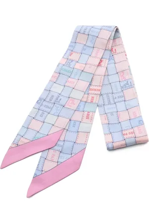 Hermès 2010 Seidenschal mit Bolduc Check