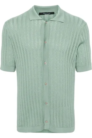 TAGLIATORE Jesse Poloshirt aus Pointelle-Strick
