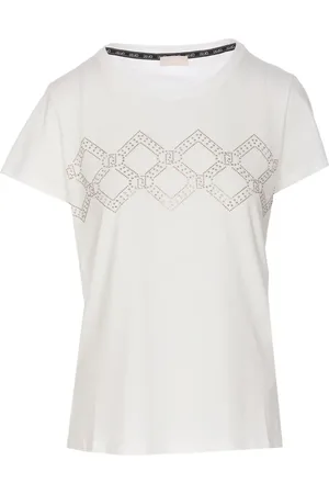 Liu Jo T-Shirt mit Kristallen