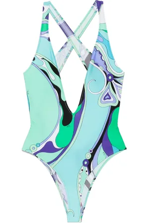 Puccini Badeanzug mit grafischem Print