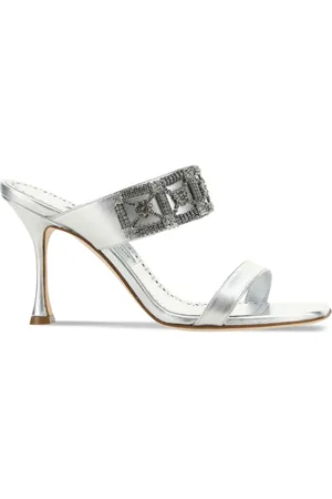 Manolo Blahnik Larapa Mules 90mm