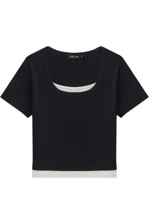 tout a coup Geripptes T-Shirt