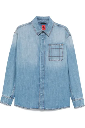 FERRARI Klassisches Jeanshemd