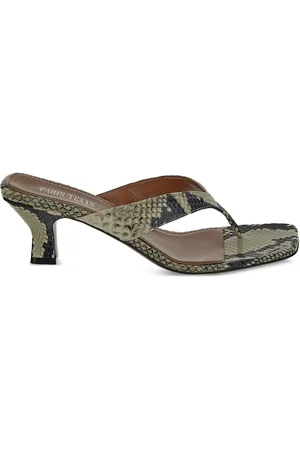 PARIS TEXAS Mules aus Schlangenleder