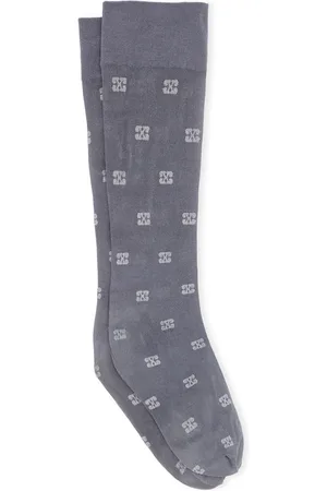 Ganni Socken mit Logo-Stickerei