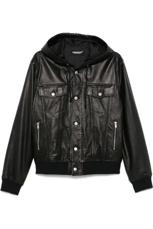 UNDERCOVER Klassische Lederjacke