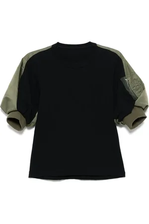 SACAI T-Shirt mit Einsätzen