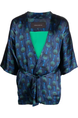 OZWALD BOATENG Jacke mit geometrischem Print