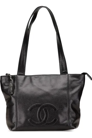 CHANEL 1996-1997 CC Handtasche aus Kaviarleder