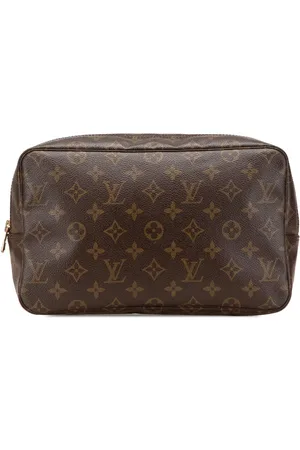 LOUIS VUITTON 1990 Monogram Trousse Toilette Clutch 28cm