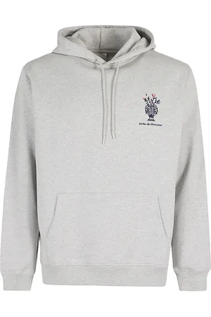 Drôle de Monsieur Hoodie mit Logo-Stickerei