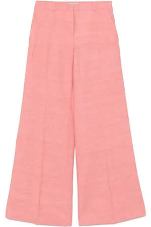ALBERTO BIANI Palazzohose mit Slub-Textur