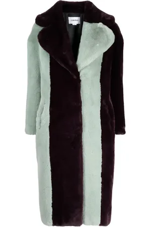 Jakke Katie Midimantel aus Faux Fur