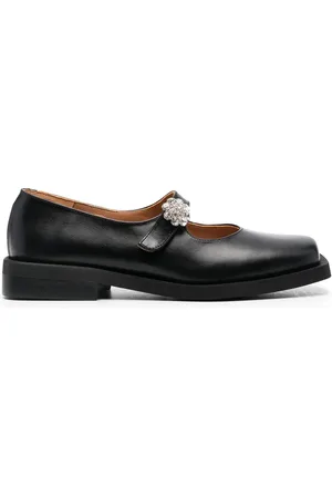 Ganni Loafer mit Kristallen