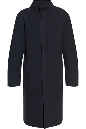 Emporio Armani Mantel mit verdecktem Verschluss