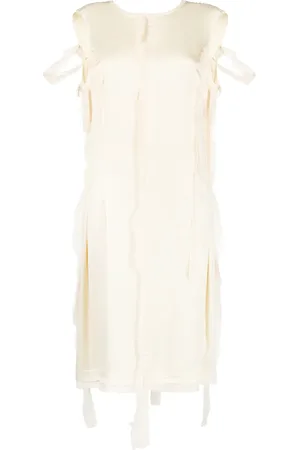 Maison Margiela Geripptes Midikleid