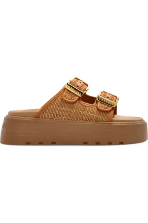 Casadei Plateau-Sandalen mit Logo