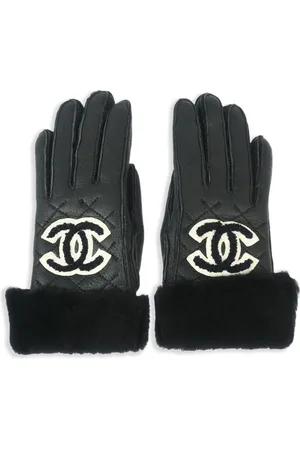 CHANEL 1990-2000s Handschuhe aus Leder