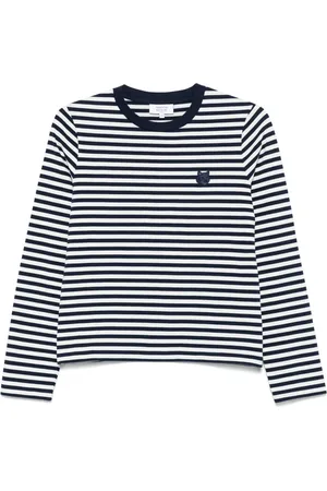 Maison Kitsuné Gestreiftes T-Shirt