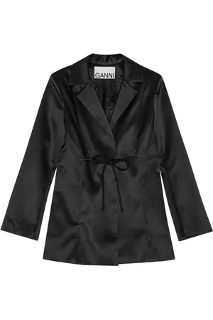 Ganni Blazer mit Bindeband