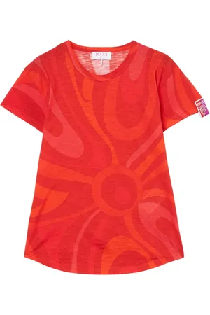 Puccini T-Shirt mit abstraktem Print