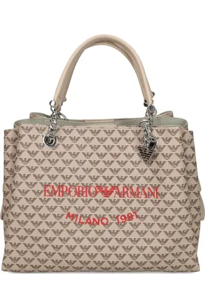 Emporio Armani Shopper mit Monogrammmuster