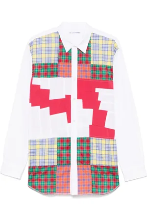Comme des Garçons Hemd im Patchwork-Design