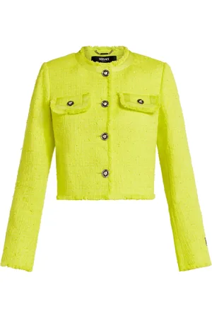 VERSACE Tweed-Jacke mit Medusa Head-Knöpfen