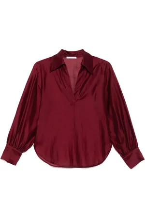 CENERE GB Bluse mit V-Ausschnitt