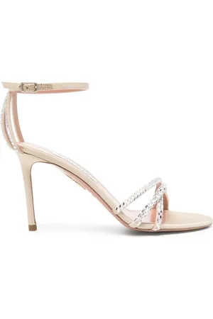 Aquazzura Sandalen mit Kristallen 90mm