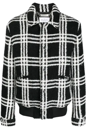 Philipp Plein Bomberjacke mit Karomuster