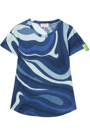 Puccini T-Shirt mit abstraktem Print
