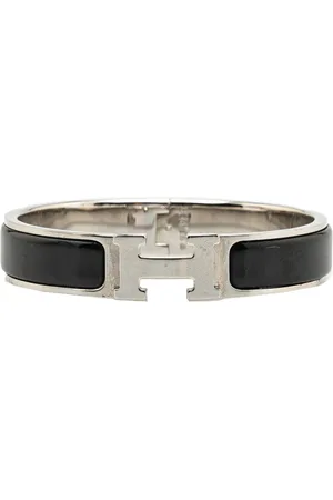 Hermès 20th Century Narrow Enamel Clic H Bracelet PM costume bracelet