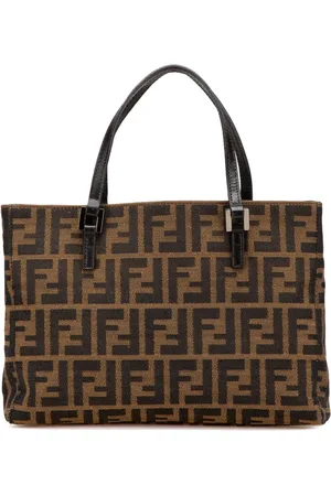 Fendi 2000-2010 Zucca Canvas Tote Bag