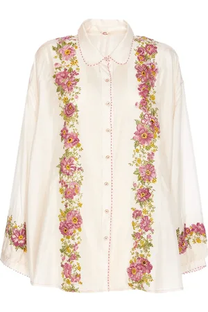 PÉRO Hemd mit Blumen-Print