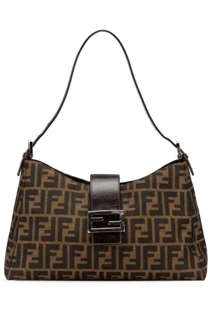 Fendi 2000-2010 Zucca Canvas Schultertasche