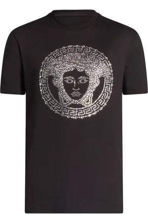 VERSACE Medusa T-Shirt mit Strass