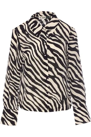 RIXO London Havan Hemd mit Zebra-Print