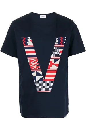 Ports V T-Shirt mit Monogramm-Print