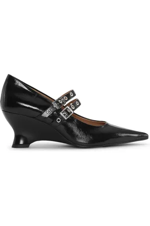 Ganni Mary Janes mit Ösen