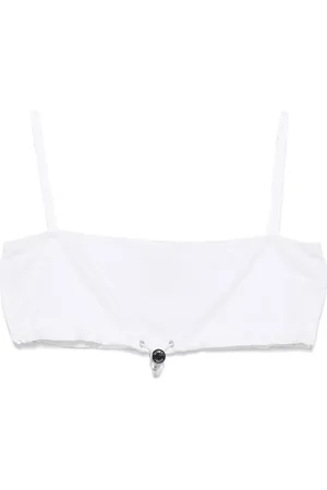Moschino Cropped-Top aus Popeline